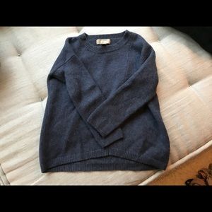 Blue cashmere sweater
